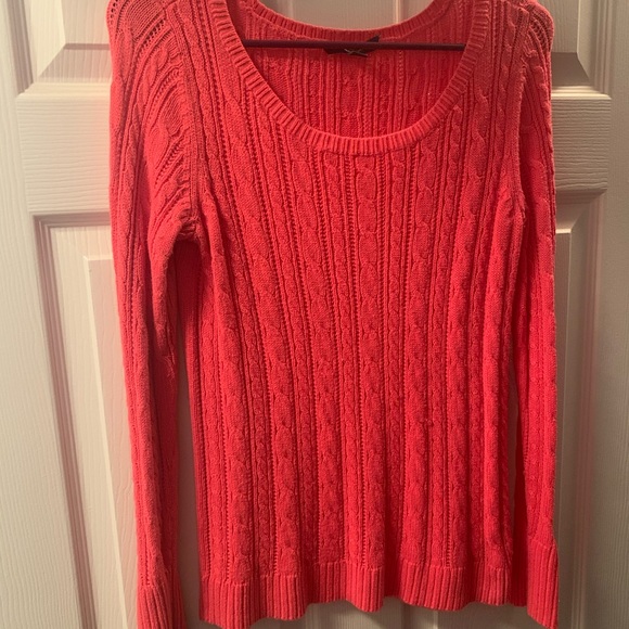 Pink cable knit sweater - Picture 1 of 2